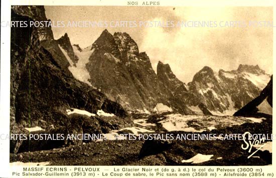 Cartes postales anciennes > CARTES POSTALES > carte postale ancienne > cartes-postales-ancienne.com Provence alpes cote d'azur Hautes alpes Pelvoux