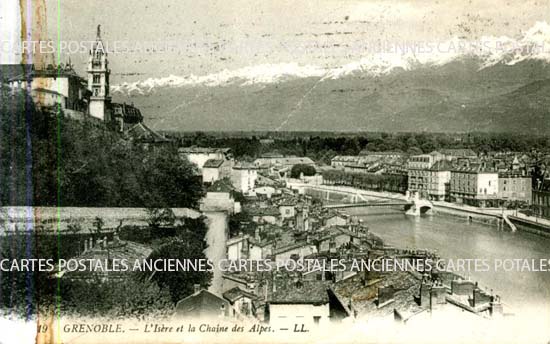 Cartes postales anciennes > CARTES POSTALES > carte postale ancienne > cartes-postales-ancienne.com Auvergne rhone alpes Isere Grenoble
