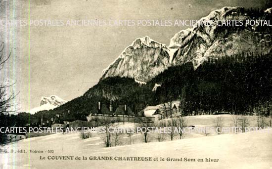 Cartes postales anciennes > CARTES POSTALES > carte postale ancienne > cartes-postales-ancienne.com Auvergne rhone alpes Isere Saint Pierre De Chartreuse
