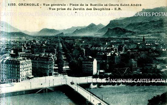 Cartes postales anciennes > CARTES POSTALES > carte postale ancienne > cartes-postales-ancienne.com Auvergne rhone alpes Isere Grenoble