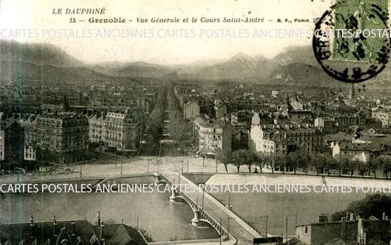 Cartes postales anciennes > CARTES POSTALES > carte postale ancienne > cartes-postales-ancienne.com Auvergne rhone alpes Isere Grenoble