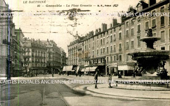 Cartes postales anciennes > CARTES POSTALES > carte postale ancienne > cartes-postales-ancienne.com Auvergne rhone alpes Isere Grenoble