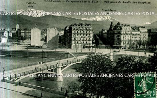 Cartes postales anciennes > CARTES POSTALES > carte postale ancienne > cartes-postales-ancienne.com Auvergne rhone alpes Isere Grenoble
