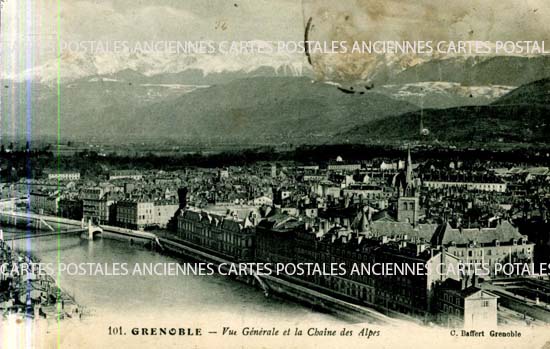 Cartes postales anciennes > CARTES POSTALES > carte postale ancienne > cartes-postales-ancienne.com Auvergne rhone alpes Isere Grenoble