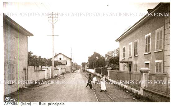 Cartes postales anciennes > CARTES POSTALES > carte postale ancienne > cartes-postales-ancienne.com Auvergne rhone alpes Isere Apprieu
