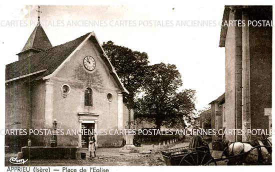 Cartes postales anciennes > CARTES POSTALES > carte postale ancienne > cartes-postales-ancienne.com Auvergne rhone alpes Isere Apprieu