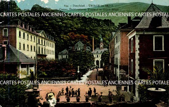 Cartes postales anciennes > CARTES POSTALES > carte postale ancienne > cartes-postales-ancienne.com Auvergne rhone alpes Isere Saint Martin d'Uriage