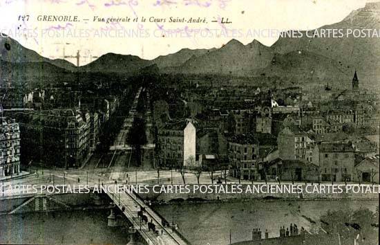Cartes postales anciennes > CARTES POSTALES > carte postale ancienne > cartes-postales-ancienne.com Auvergne rhone alpes Isere Grenoble
