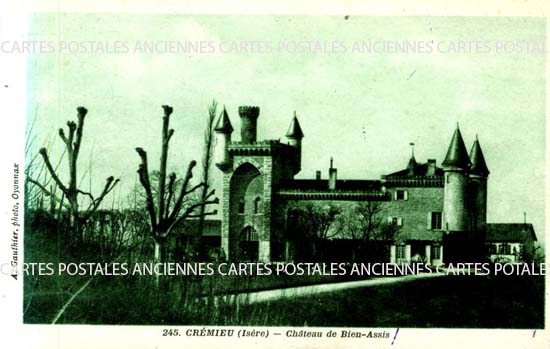 Cartes postales anciennes > CARTES POSTALES > carte postale ancienne > cartes-postales-ancienne.com Auvergne rhone alpes Isere Cremieu
