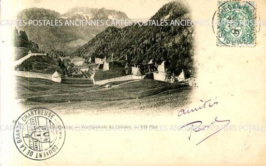 Cartes postales anciennes > CARTES POSTALES > carte postale ancienne > cartes-postales-ancienne.com Auvergne rhone alpes Isere Saint Pierre De Chartreuse