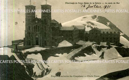 Cartes postales anciennes > CARTES POSTALES > carte postale ancienne > cartes-postales-ancienne.com Auvergne rhone alpes Isere La Salette Fallavaux
