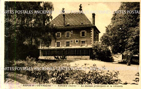 Cartes postales anciennes > CARTES POSTALES > carte postale ancienne > cartes-postales-ancienne.com Auvergne rhone alpes Isere Virieu