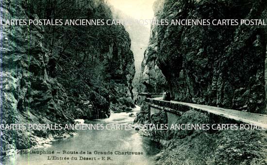 Cartes postales anciennes > CARTES POSTALES > carte postale ancienne > cartes-postales-ancienne.com Auvergne rhone alpes Isere Saint Pierre De Chartreuse