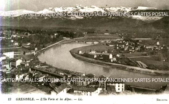 Cartes postales anciennes > CARTES POSTALES > carte postale ancienne > cartes-postales-ancienne.com Auvergne rhone alpes Isere Grenoble