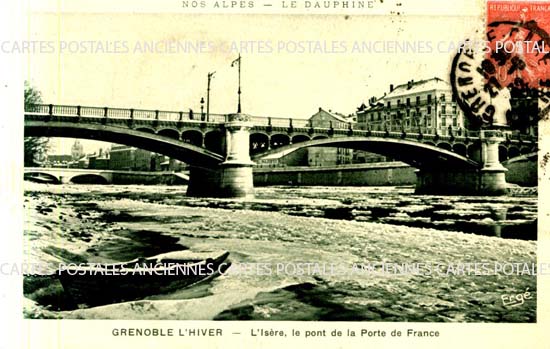 Cartes postales anciennes > CARTES POSTALES > carte postale ancienne > cartes-postales-ancienne.com Auvergne rhone alpes Isere Grenoble