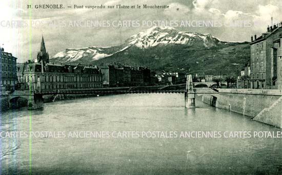 Cartes postales anciennes > CARTES POSTALES > carte postale ancienne > cartes-postales-ancienne.com Auvergne rhone alpes Isere Grenoble