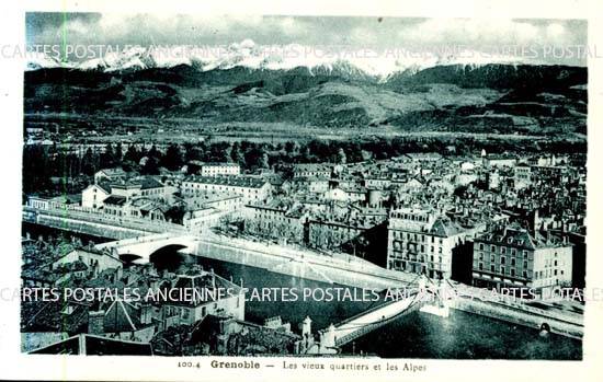 Cartes postales anciennes > CARTES POSTALES > carte postale ancienne > cartes-postales-ancienne.com Auvergne rhone alpes Isere Grenoble