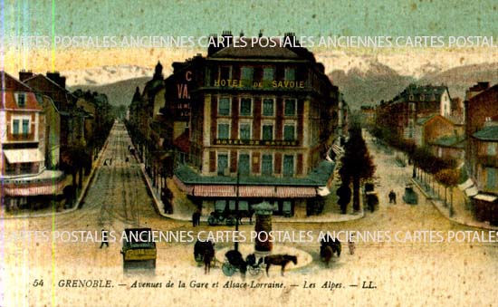 Cartes postales anciennes > CARTES POSTALES > carte postale ancienne > cartes-postales-ancienne.com Auvergne rhone alpes Isere Grenoble