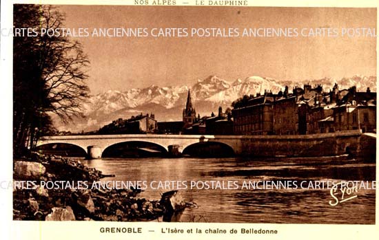 Cartes postales anciennes > CARTES POSTALES > carte postale ancienne > cartes-postales-ancienne.com Auvergne rhone alpes Isere Grenoble