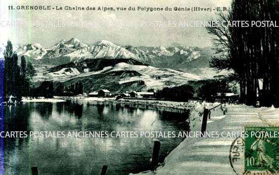 Cartes postales anciennes > CARTES POSTALES > carte postale ancienne > cartes-postales-ancienne.com Auvergne rhone alpes Isere Grenoble