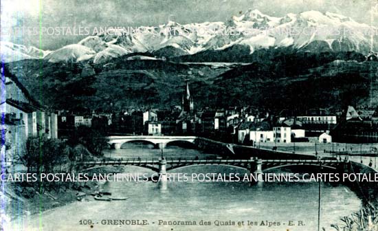 Cartes postales anciennes > CARTES POSTALES > carte postale ancienne > cartes-postales-ancienne.com Auvergne rhone alpes Isere Grenoble