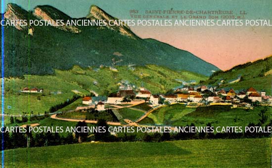 Cartes postales anciennes > CARTES POSTALES > carte postale ancienne > cartes-postales-ancienne.com Auvergne rhone alpes Isere Saint Pierre De Chartreuse