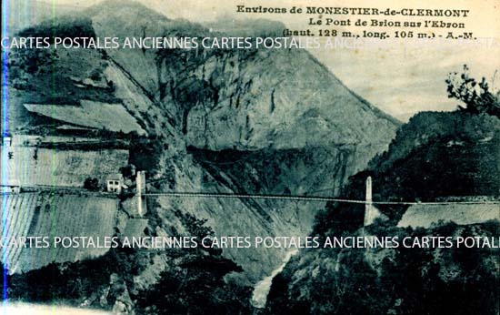 Cartes postales anciennes > CARTES POSTALES > carte postale ancienne > cartes-postales-ancienne.com Auvergne rhone alpes Isere Monestier De Clermont