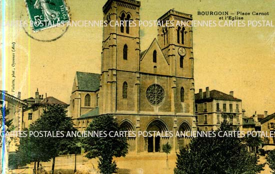 Cartes postales anciennes > CARTES POSTALES > carte postale ancienne > cartes-postales-ancienne.com Auvergne rhone alpes Isere Bourgoin Jallieu