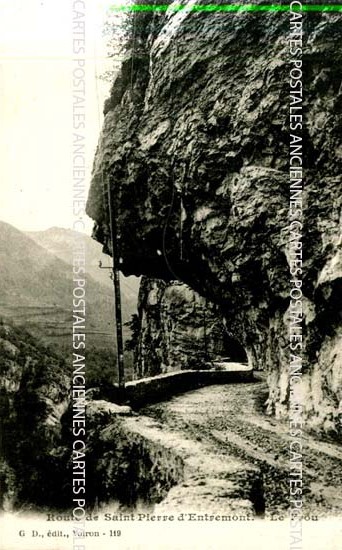 Cartes postales anciennes > CARTES POSTALES > carte postale ancienne > cartes-postales-ancienne.com Auvergne rhone alpes Isere Saint Pierre d'Entremont