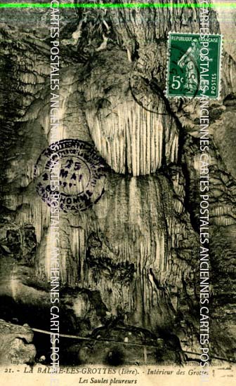 Cartes postales anciennes > CARTES POSTALES > carte postale ancienne > cartes-postales-ancienne.com Auvergne rhone alpes Isere La Balme Les Grottes