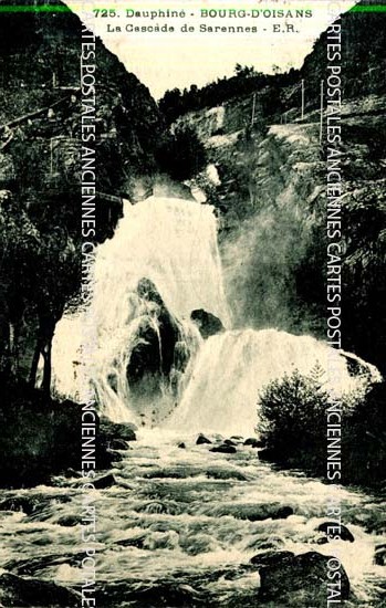 Cartes postales anciennes > CARTES POSTALES > carte postale ancienne > cartes-postales-ancienne.com Auvergne rhone alpes Isere Le Bourg d'Oisans