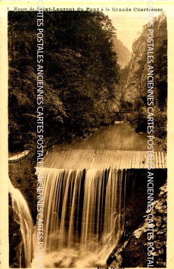 Cartes postales anciennes > CARTES POSTALES > carte postale ancienne > cartes-postales-ancienne.com Auvergne rhone alpes Isere Saint Laurent Du Pont