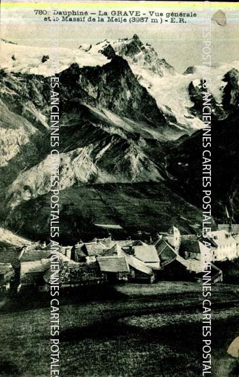 Cartes postales anciennes > CARTES POSTALES > carte postale ancienne > cartes-postales-ancienne.com Provence alpes cote d'azur Hautes alpes La Grave