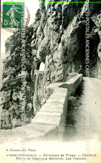 Cartes postales anciennes > CARTES POSTALES > carte postale ancienne > cartes-postales-ancienne.com Auvergne rhone alpes Isere Cognin Les Gorges