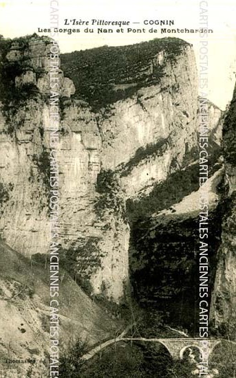 Cartes postales anciennes > CARTES POSTALES > carte postale ancienne > cartes-postales-ancienne.com Auvergne rhone alpes Isere Cognin Les Gorges