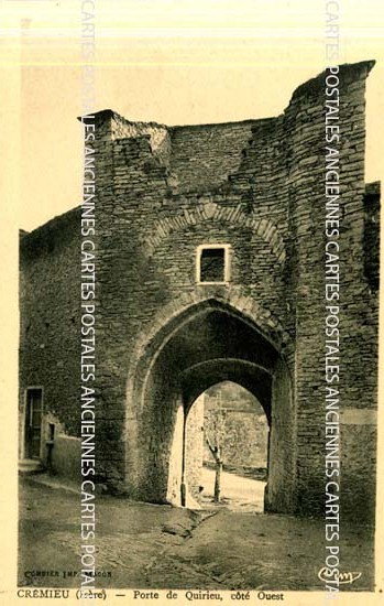 Cartes postales anciennes > CARTES POSTALES > carte postale ancienne > cartes-postales-ancienne.com Auvergne rhone alpes Isere Cremieu