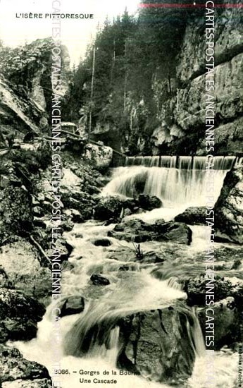 Cartes postales anciennes > CARTES POSTALES > carte postale ancienne > cartes-postales-ancienne.com Auvergne rhone alpes Isere Gorges