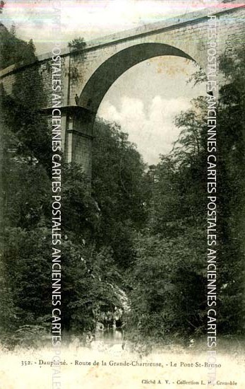 Cartes postales anciennes > CARTES POSTALES > carte postale ancienne > cartes-postales-ancienne.com Auvergne rhone alpes Isere Saint Pierre De Chartreuse