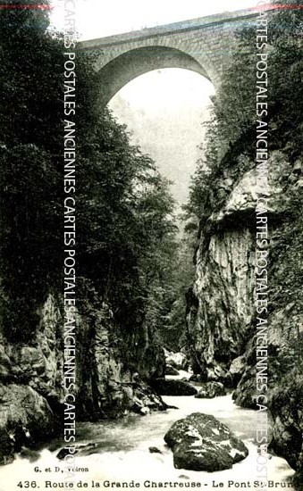 Cartes postales anciennes > CARTES POSTALES > carte postale ancienne > cartes-postales-ancienne.com Auvergne rhone alpes Isere Saint Pierre De Chartreuse
