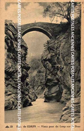 Cartes postales anciennes > CARTES POSTALES > carte postale ancienne > cartes-postales-ancienne.com Auvergne rhone alpes Isere Corps