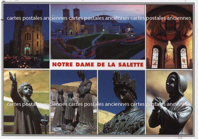 Cartes postales anciennes > CARTES POSTALES > carte postale ancienne > cartes-postales-ancienne.com Auvergne rhone alpes Isere La Salette Fallavaux