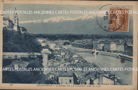 Cartes postales anciennes > CARTES POSTALES > carte postale ancienne > cartes-postales-ancienne.com Auvergne rhone alpes Isere Grenoble