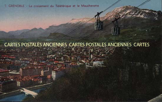 Cartes postales anciennes > CARTES POSTALES > carte postale ancienne > cartes-postales-ancienne.com Auvergne rhone alpes Isere Grenoble