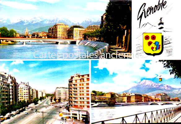 Cartes postales anciennes > CARTES POSTALES > carte postale ancienne > cartes-postales-ancienne.com Auvergne rhone alpes Isere Grenoble