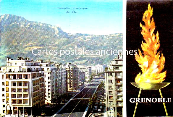 Cartes postales anciennes > CARTES POSTALES > carte postale ancienne > cartes-postales-ancienne.com Auvergne rhone alpes Isere Grenoble