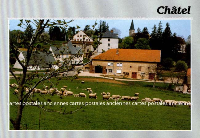 Cartes postales anciennes > CARTES POSTALES > carte postale ancienne > cartes-postales-ancienne.com Bourgogne franche comte Jura Chatel De Joux