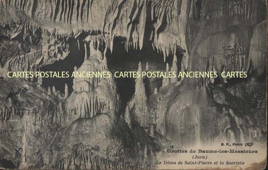 Cartes postales anciennes > CARTES POSTALES > carte postale ancienne > cartes-postales-ancienne.com Bourgogne franche comte Jura Baume Les Messieurs