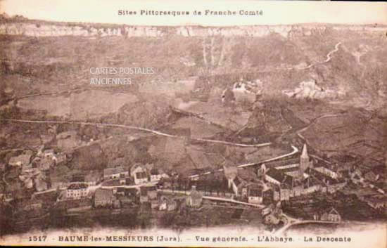 Cartes postales anciennes > CARTES POSTALES > carte postale ancienne > cartes-postales-ancienne.com Bourgogne franche comte Jura Baume Les Messieurs