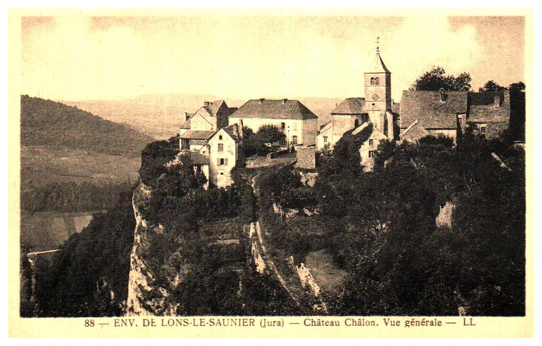 Cartes postales anciennes > CARTES POSTALES > carte postale ancienne > cartes-postales-ancienne.com Bourgogne franche comte Jura Chateau Chalon