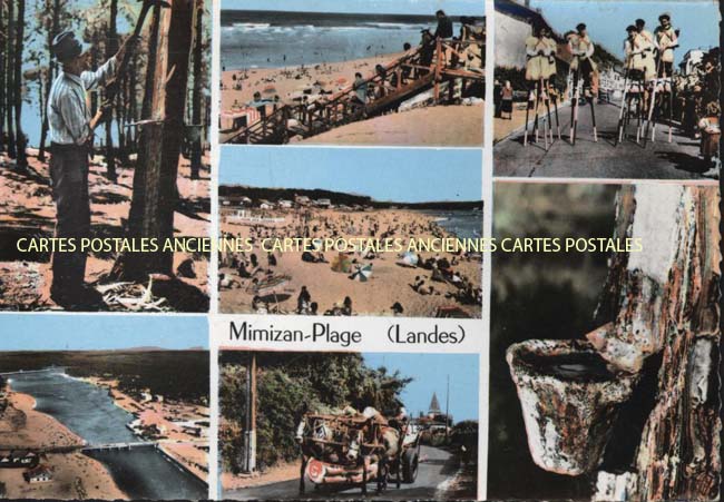 Cartes postales anciennes > CARTES POSTALES > carte postale ancienne > cartes-postales-ancienne.com Nouvelle aquitaine Landes Mimizan